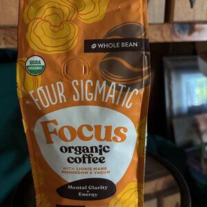 Four Sigmatic Dark Roast Organic Whole Bean Coffee | Gourmet Nootropic...